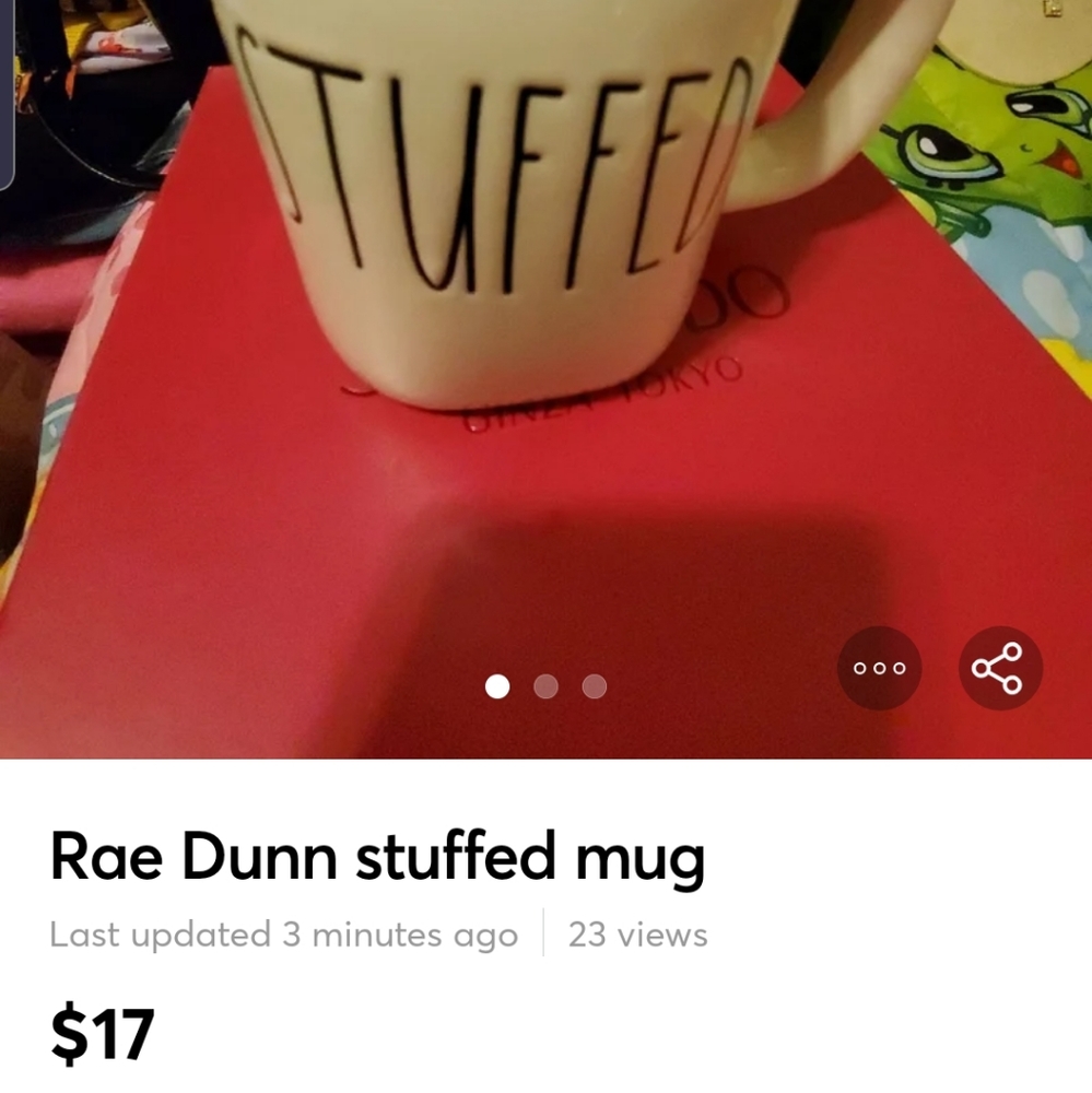 Rae Dunn Stuffed Mug